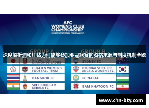 深度解析浦和红钻为何能够参加亚冠联赛的资格来源与制度机制全貌